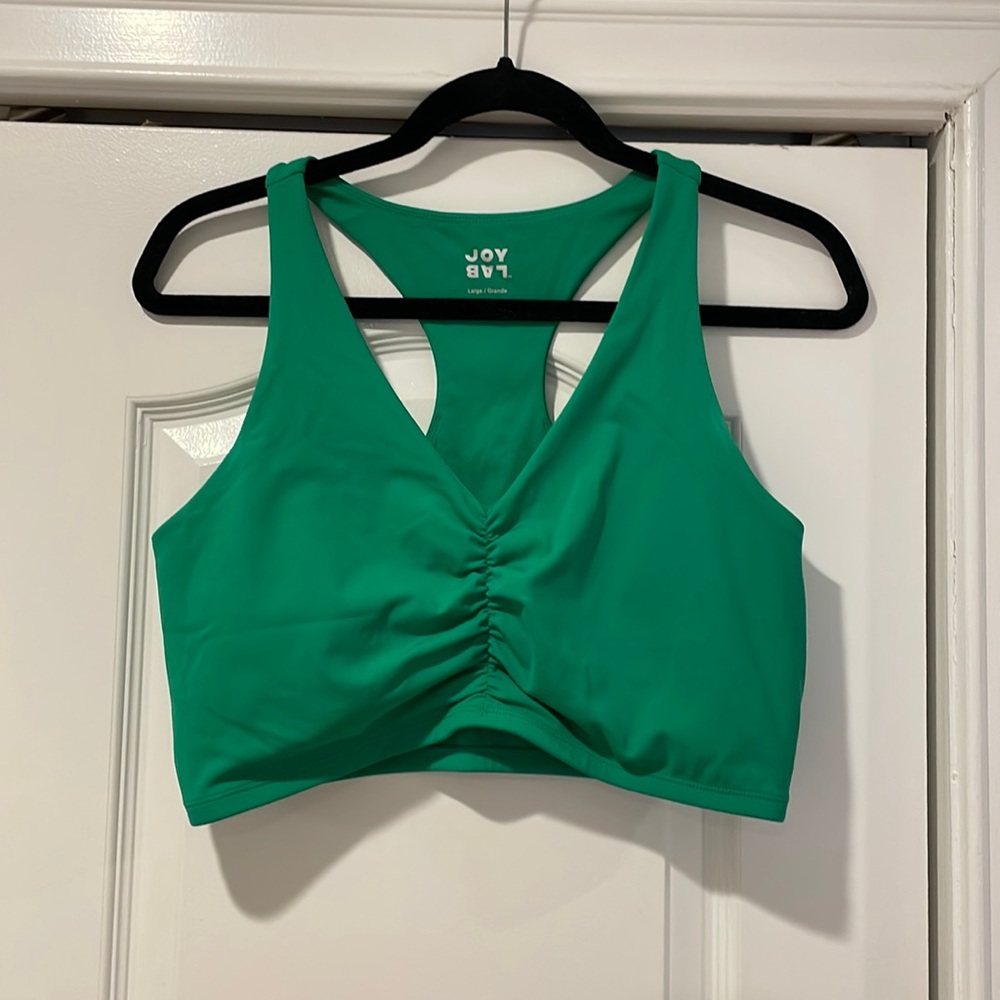 Green Sports Bra